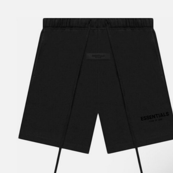 Fear Of God Essentials Sweat Shorts Stretch Limo Men's Size Large - Picture 1 of 6